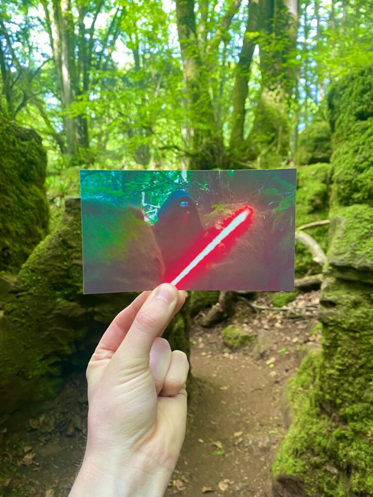 Marchwood Marketing Influencer marketing Stepping Through Film Star Wars in Puzzlewood
